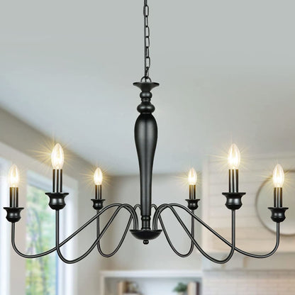 Iron Candle Chandelier