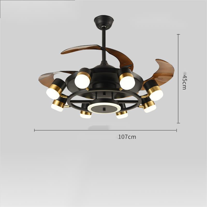 Chandelier with Electric Fan