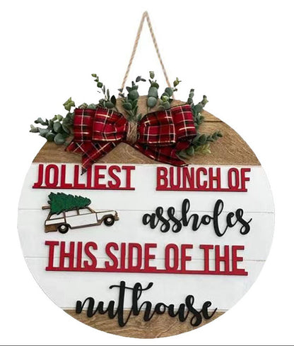 Christmas Front Door Sign