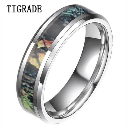 Camo Tungsten Ring