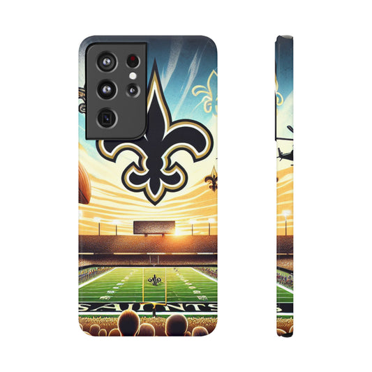 "New Orleans Saints" Slim Phone Case