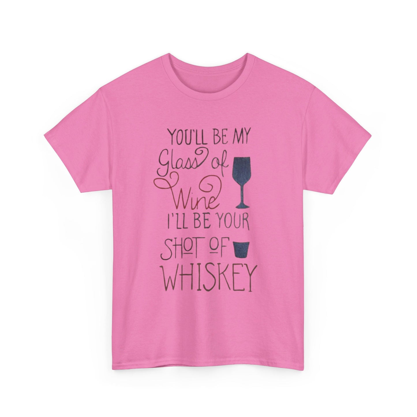 "Wine and Whiskey" Heavy Cotton Tee