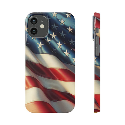 "US Flag" Slim Phone Case