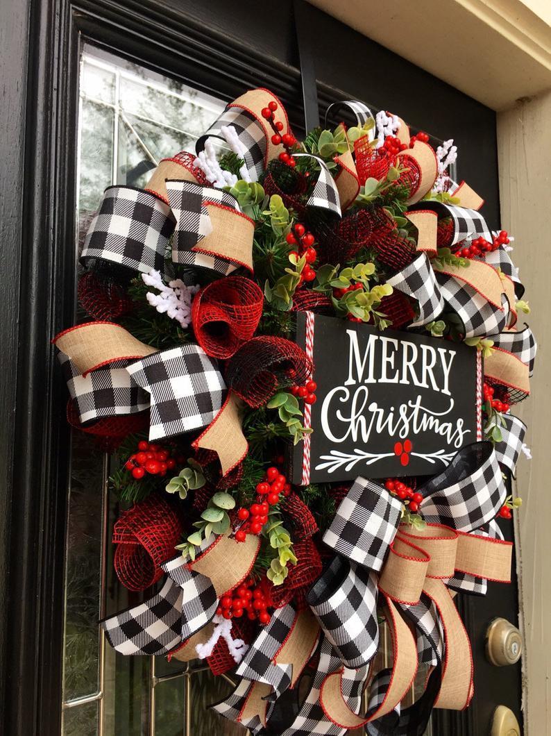 Christmas Bow Wreath