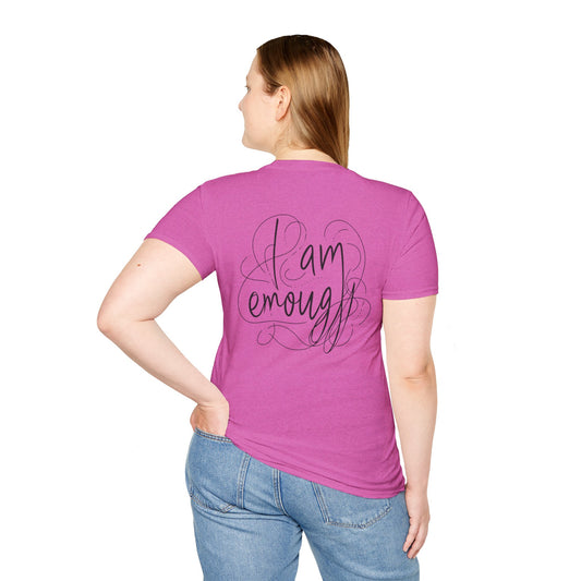 "I Am Enough" Unisex Softstyle T-Shirt