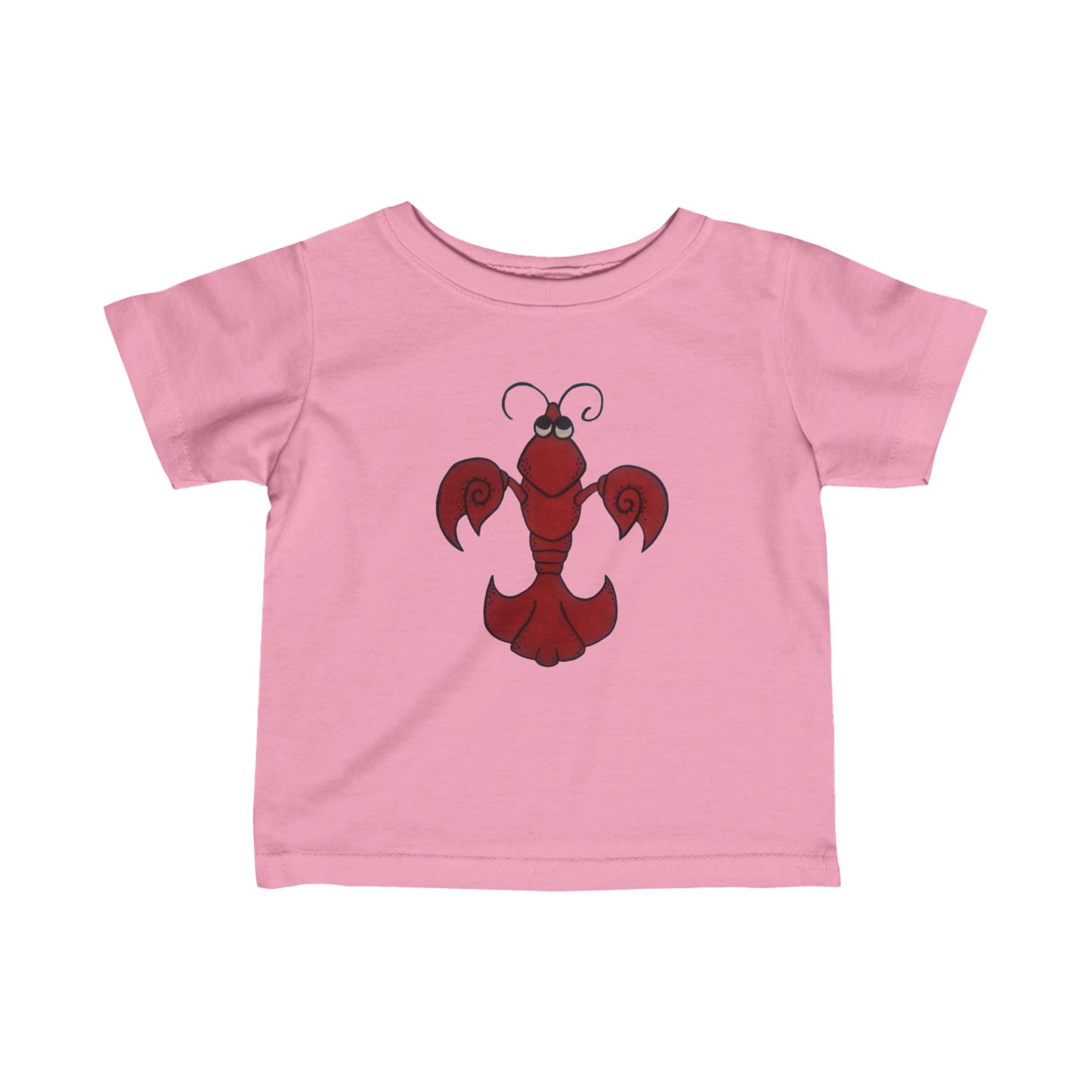 "Crawfish" Infant/Toddler Fine Jersey Tee