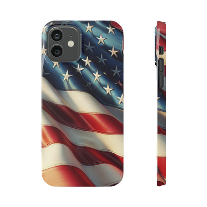 "US Flag" Slim Phone Case