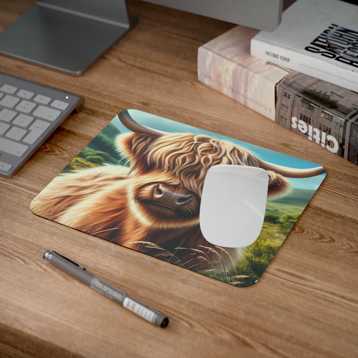 "Cute Cow" Desk Mouse Pad