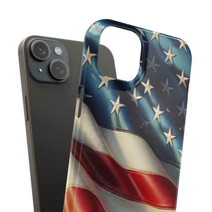 "US Flag" Slim Phone Case