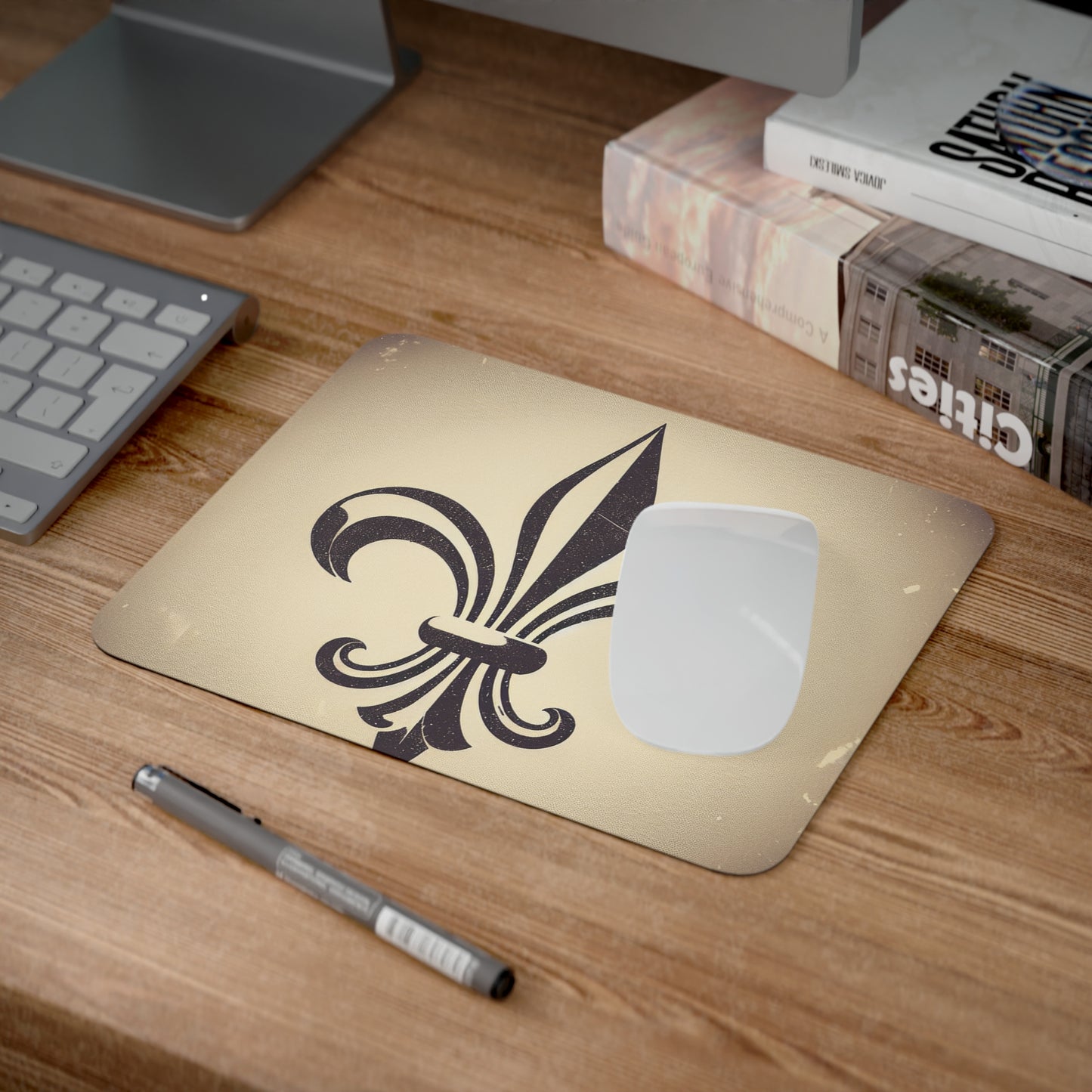 "Fleur de Lis" Desk Mouse Pad