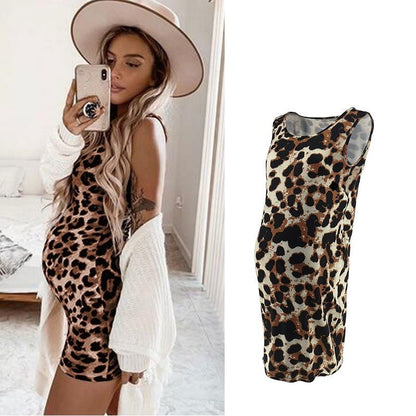 Leopard Maternity Dress