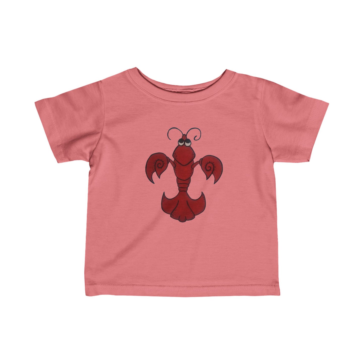 "Crawfish" Infant/Toddler Fine Jersey Tee