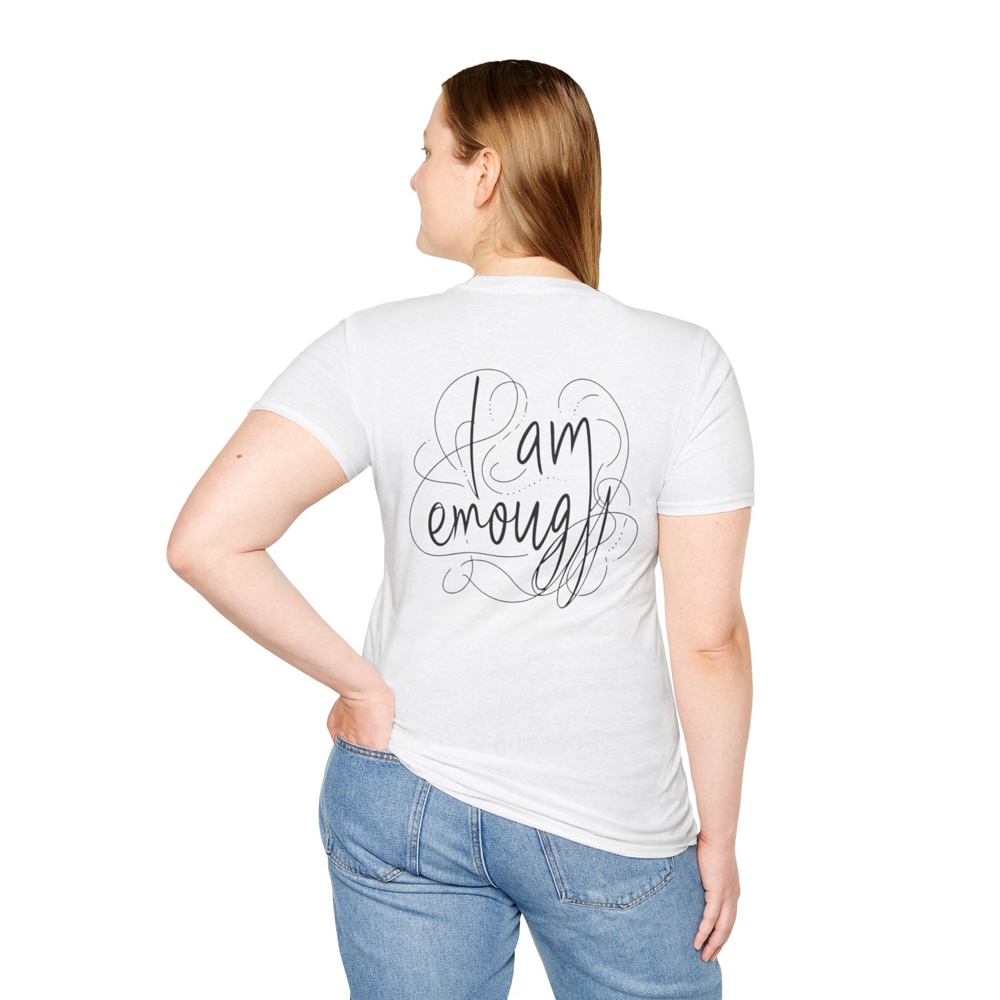 "I Am Enough" Unisex Softstyle T-Shirt