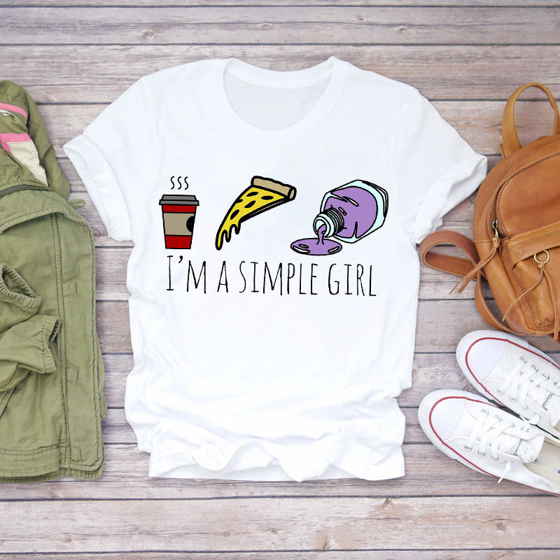 Women's Simple Girl T-Shirt