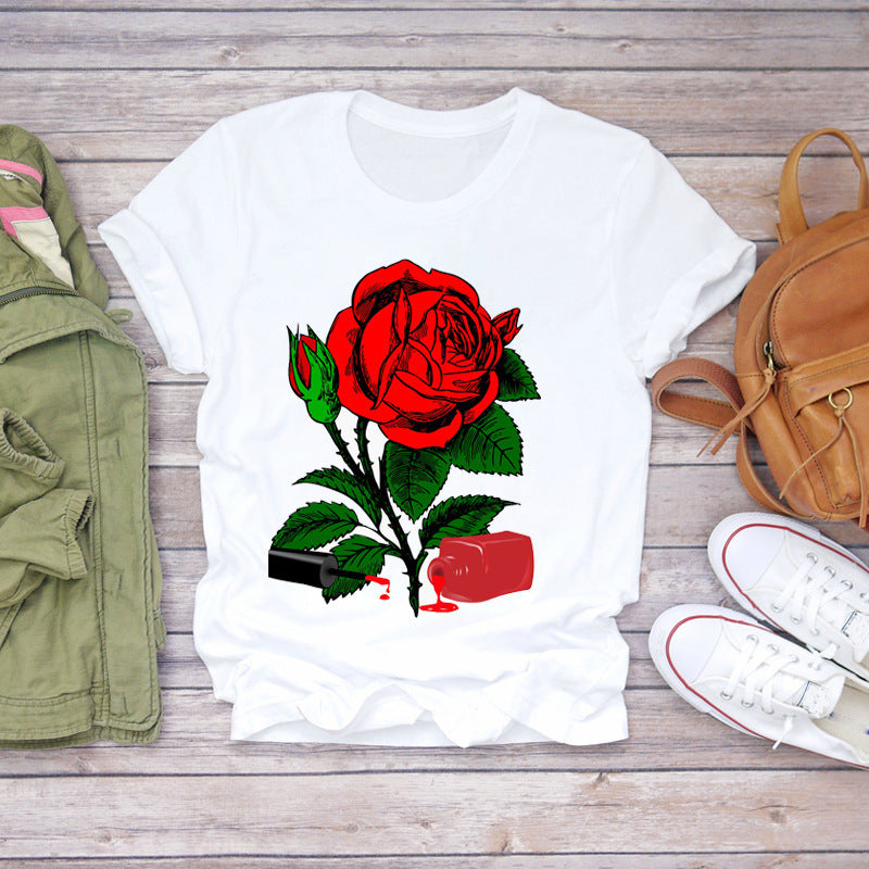 Women's Simple Girl T-Shirt