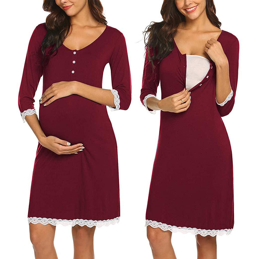 Maternity Breastfeeding Dress