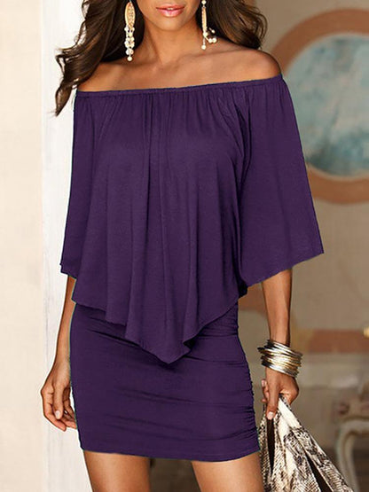 Women's Off Shoulder Cocktail Dress