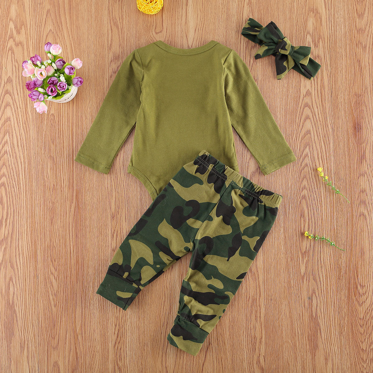 Baby/Infant Camo Printed Childrens Set