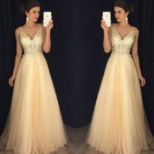 Lace Evening Gown