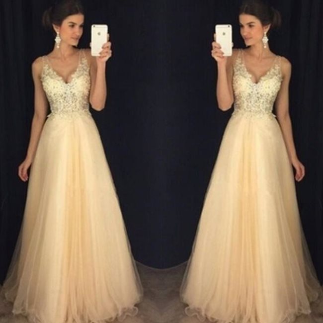 Lace Evening Gown