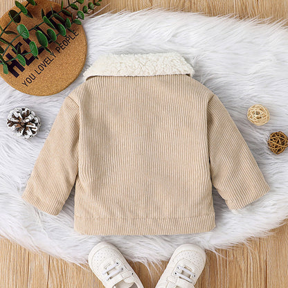 Infant/Toddler Winter Fleece Corduroy Coat