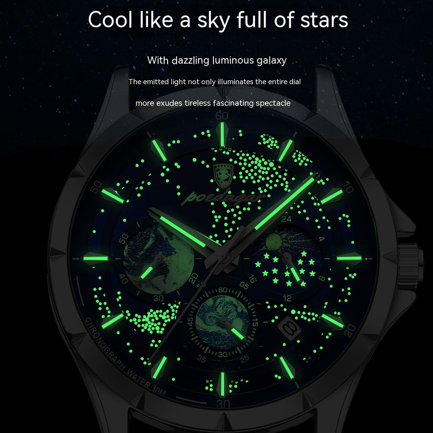 Luminous Multifunctional Men's Waterproof Watch