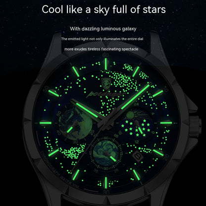 Luminous Multifunctional Men's Waterproof Watch