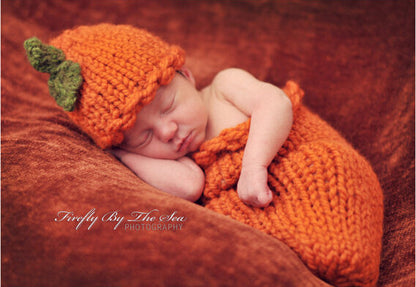 Baby Handmade Pumpkin Photography