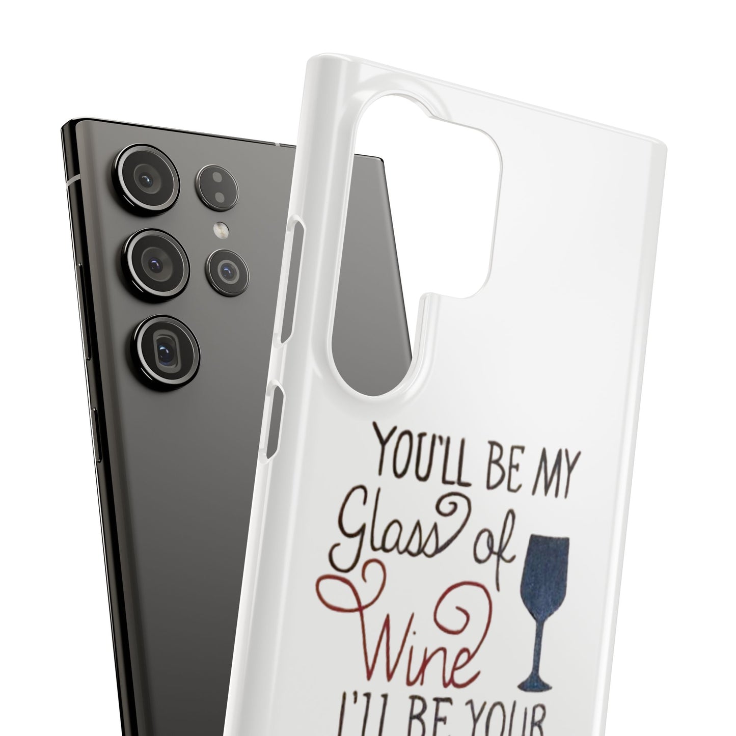 "Wine and Whiskey" Slim Phone Case