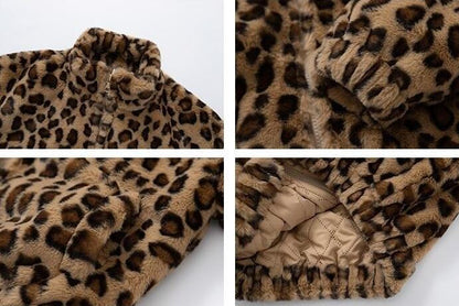 Girls Leopard Jacket