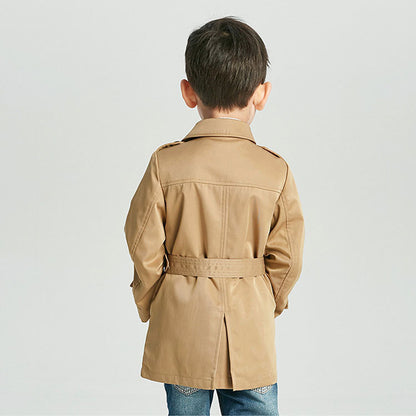 Boys Trench Coat - Mid Length