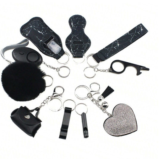 10 PCS Personal Alarm Safety Set