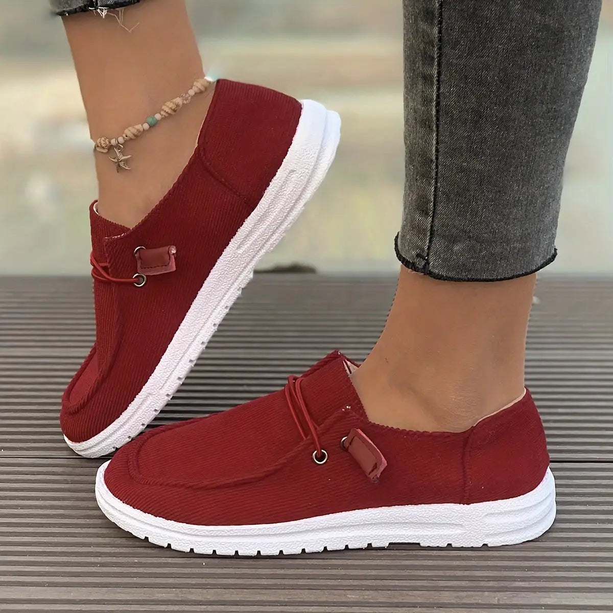 Lux Non-Slip Canvas Women's Sneakers