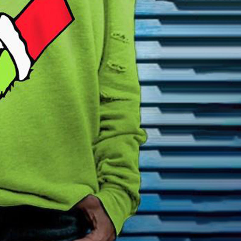 Christmas "Grinch" Shoulder Cut Out