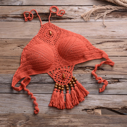 Fringed Bohemian Two Piece Bathing Suit