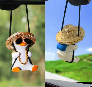 Duck Rearview Mirror Ornament