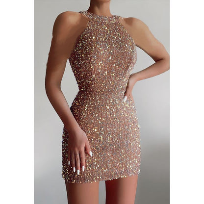 Women's Sequin Short Dress