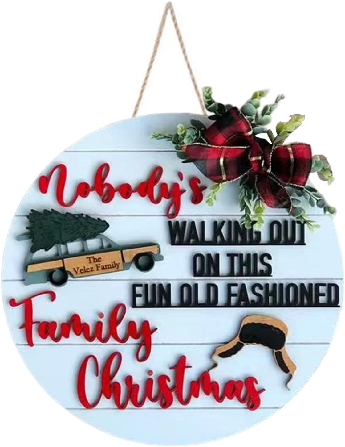 Christmas Front Door Sign