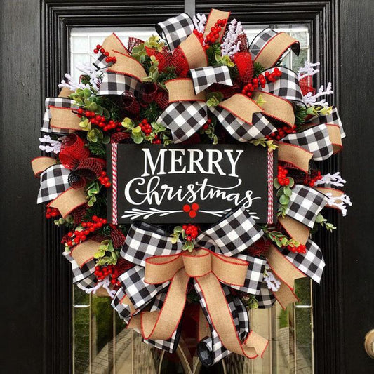 Christmas Bow Wreath