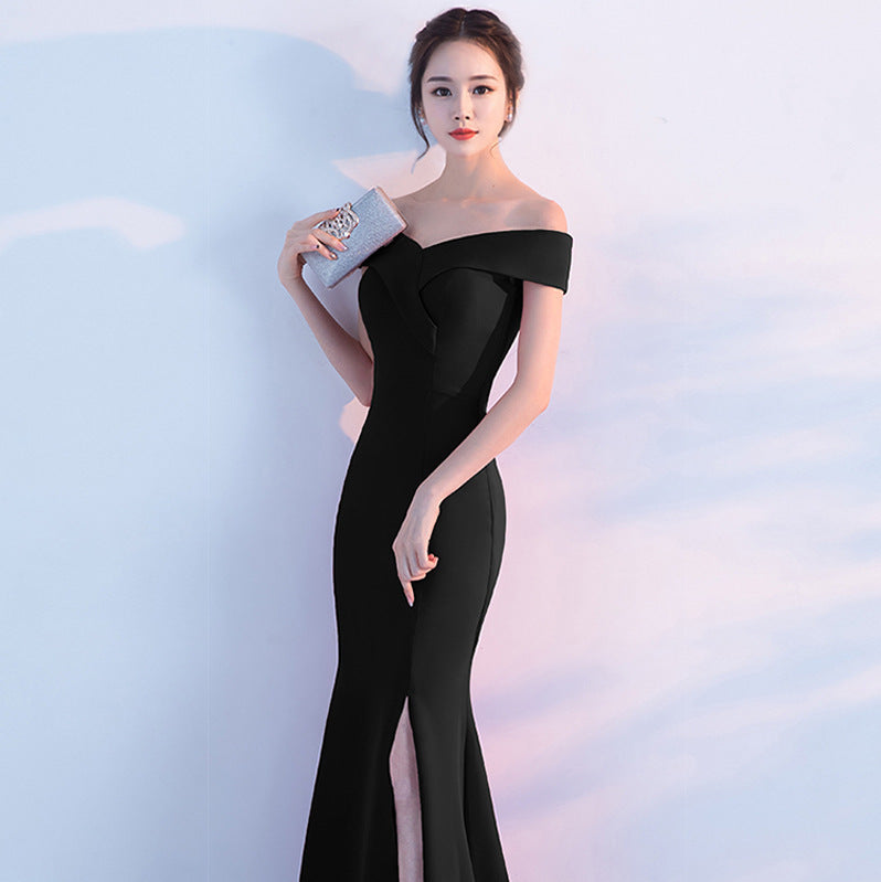 Women's Off Shoulder Formal Dress