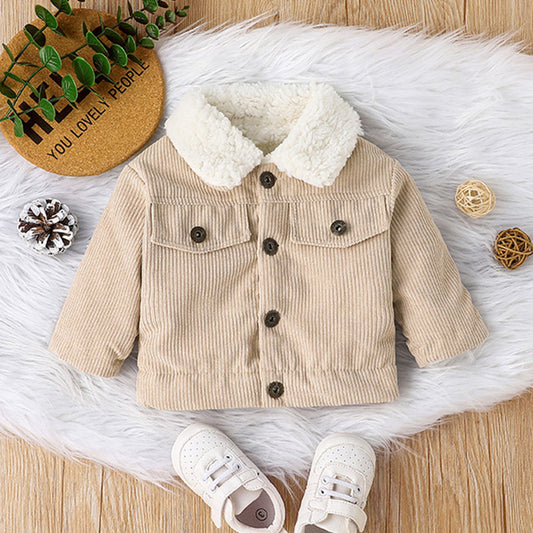 Infant/Toddler Winter Fleece Corduroy Coat