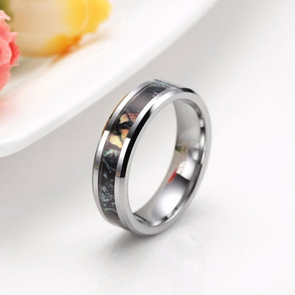 Camo Tungsten Ring