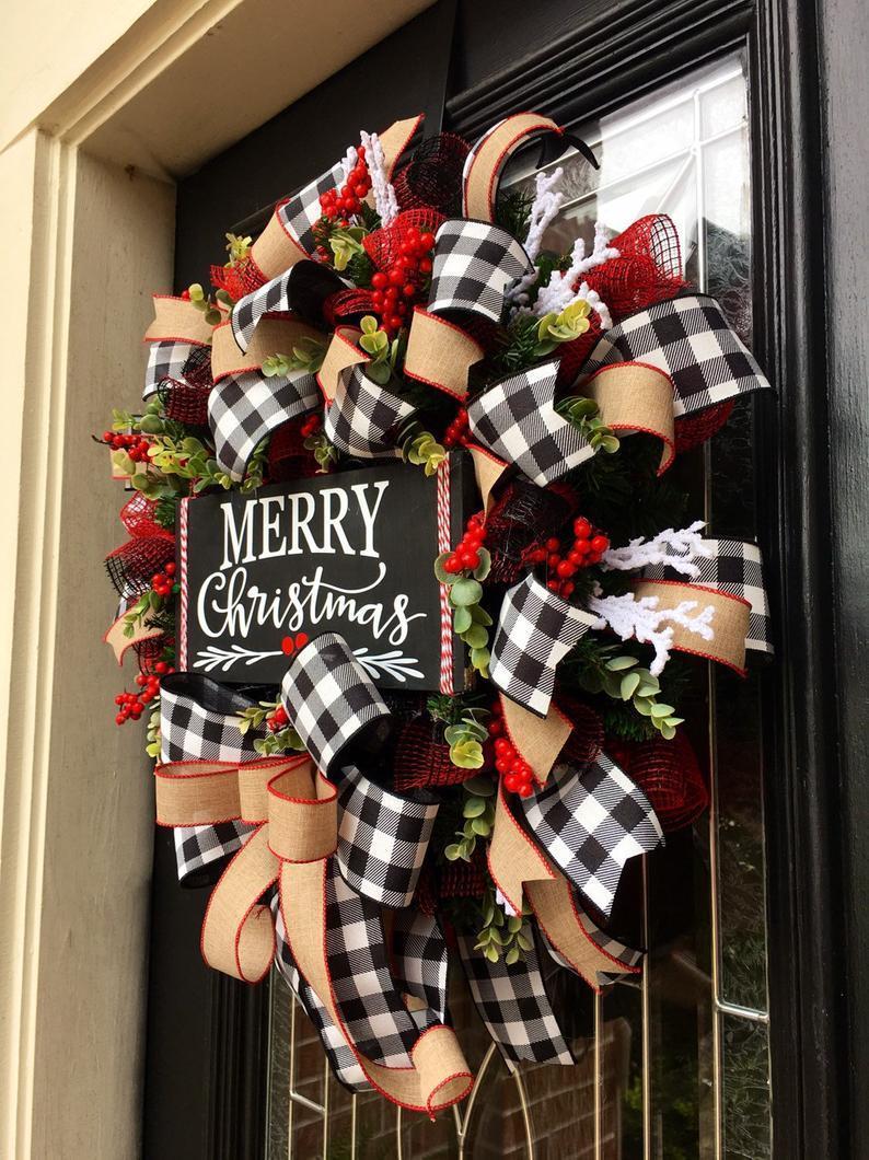 Christmas Bow Wreath