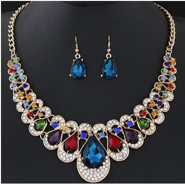 Women's Rhinestone Jewelry Set