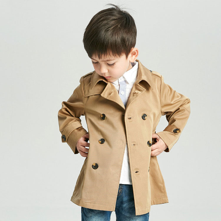 Boys Trench Coat - Mid Length