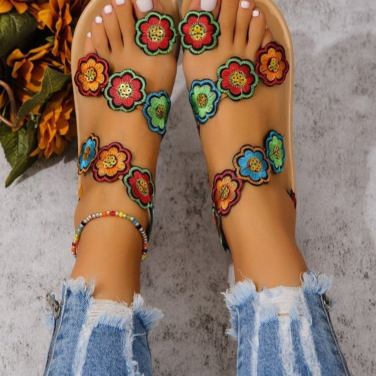 Women's Peacock Flats