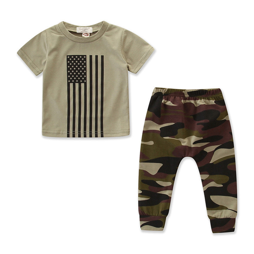 Little Boys Camo Outfit