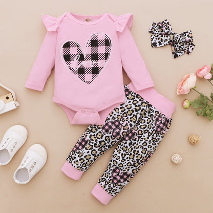 Infant Girl's Long Sleeve Outfit