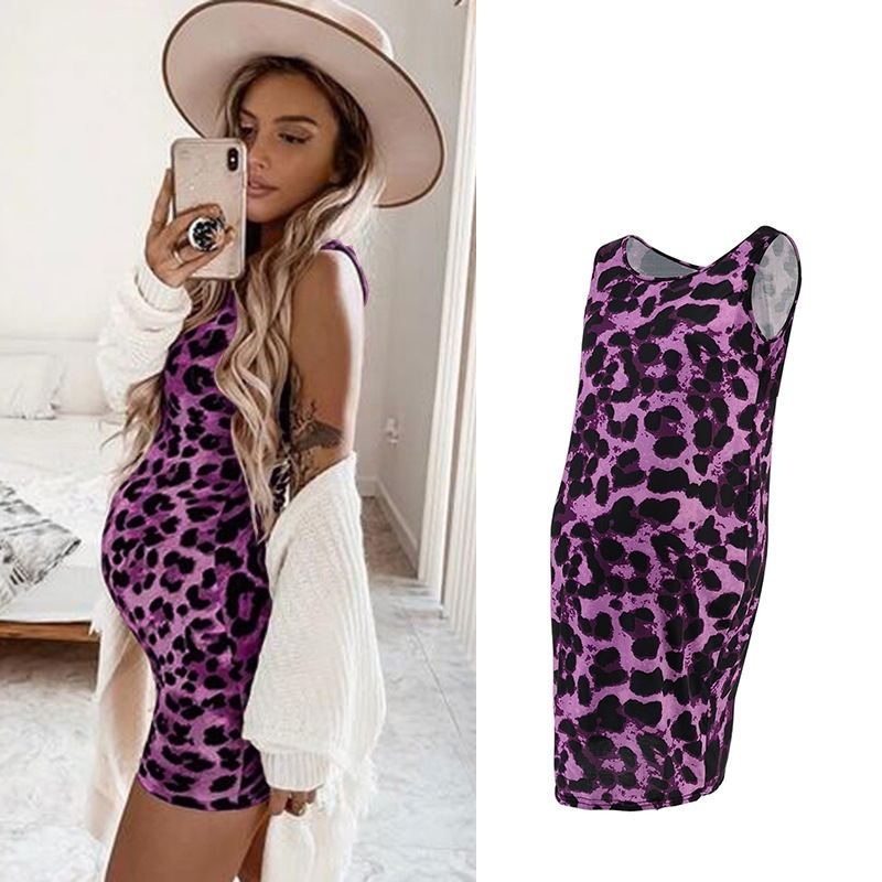 Leopard Maternity Dress