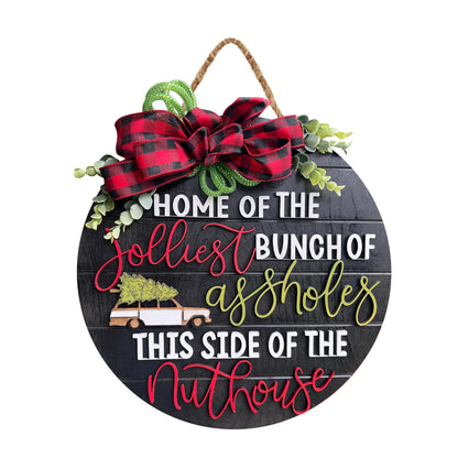 Christmas Front Door Sign